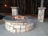 Natural gas firepit