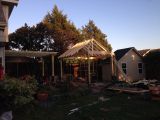 Framing the pavilion